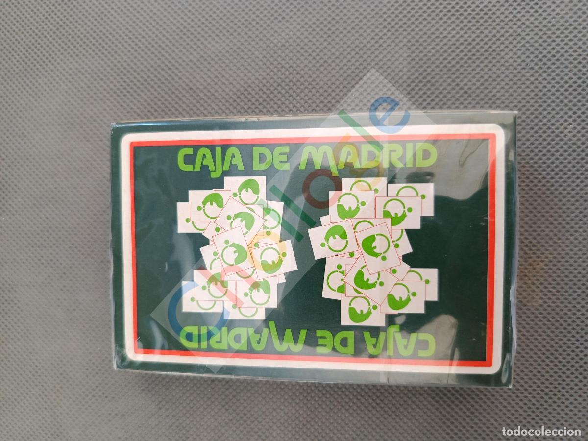 Barajas de cartas: Naipes Fournier logos caja verde oscuro Caja de Madrid PRECINTADA