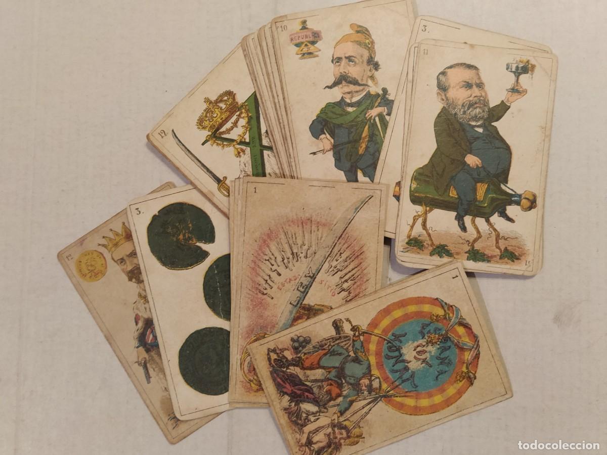 Barajas de cartas: ESPA&Ntilde;A CON HONRA - BARAJA DE CARTAS ANTIGUA INCOMPLETA -VER FOTOS