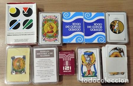 Barajas de cartas: Lote de 10 Barajas modernas con muy bonitos dise&ntilde;os, seg&uacute;n la revista Arescoin.