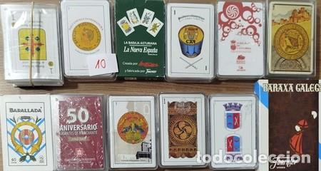 Barajas de cartas: Lote de 12 Barajas Especiales de diferentes Autonom&iacute;as.