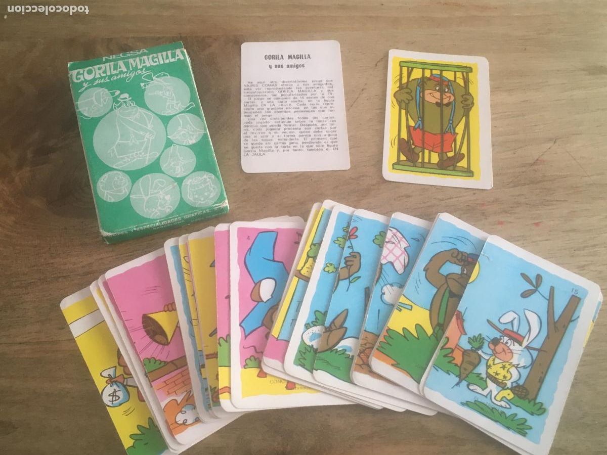 Barajas de cartas: gorila magilla maguila y sus amigos naipes comas baraja de cartas completa muy buen estado