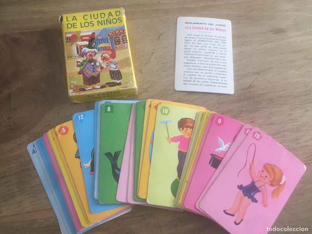 Barajas de cartas: la ciudad de los ni&ntilde;os baraja de cartas completa muy buen estado