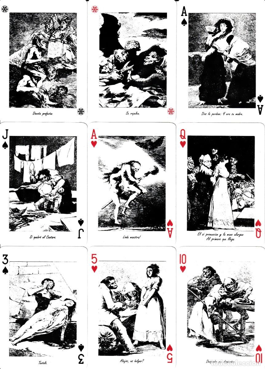 Decks of cards: BARAJA POKER LOS CAPRICHOS DE GOYA