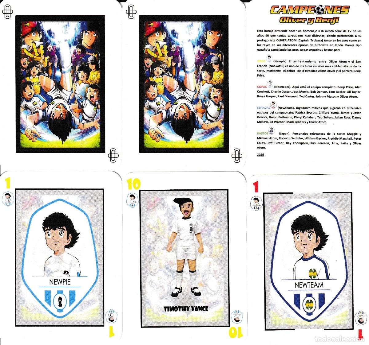 Decks of cards: BARAJA ESPA&Ntilde;OLA CAMPEONES OLIVER Y BENJI