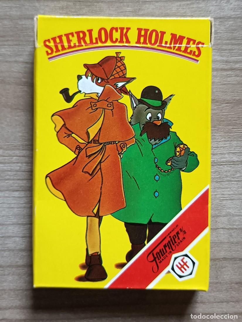 Barajas de cartas: (1) Juego cartas, naipes, baraja infantil Fournier - Sherlock Holmes - nueva desprecintada