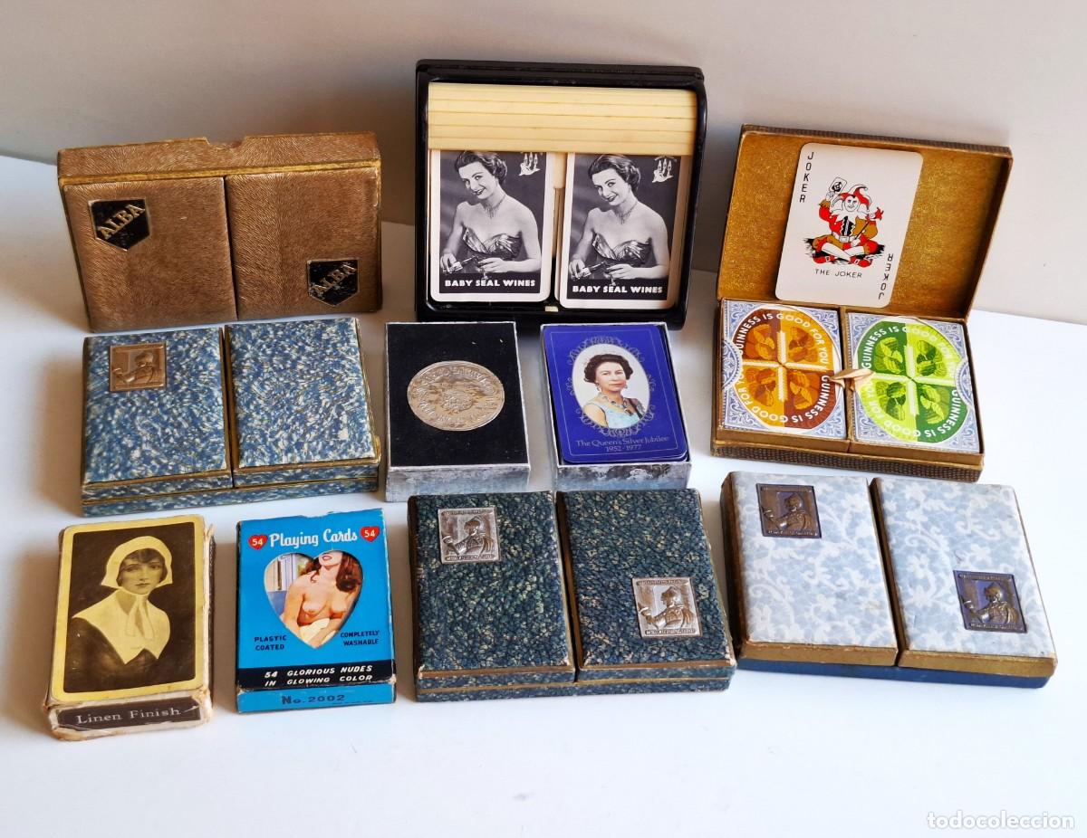 Kartenspiele: PRECIOSO LOTE DE BARAJAS DE POKER VARIAS ANTIGUAS - VER IMAGENES