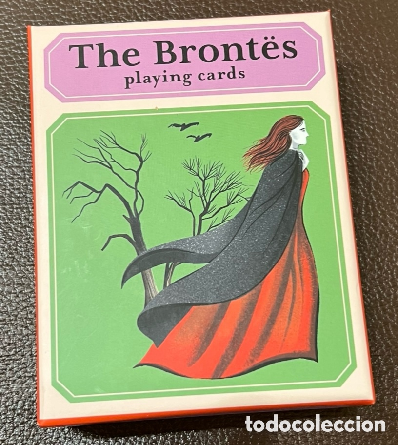 Barajas de cartas: Baraja Poker. THE BRONTES Playing Cards. Ilustrated by Eleanor Taylor. UK. 2021.