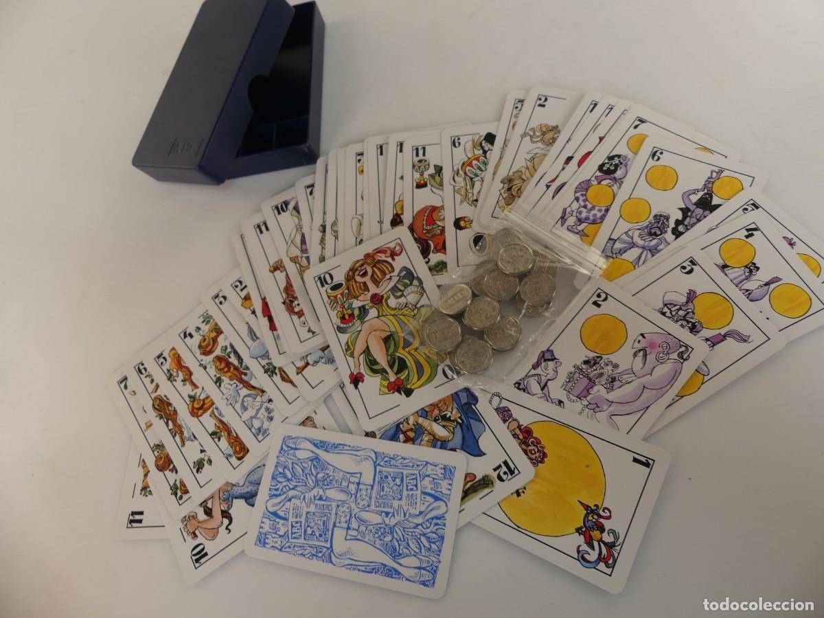 Decks of cards: CARTAS DE MUS DE MINGOTE CON FICHAS