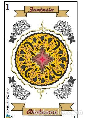 Mazzi di carte: Baraja espa&ntilde;ola Fantas&iacute;a Arabescos // Fantasia Arabescos spanish card deck