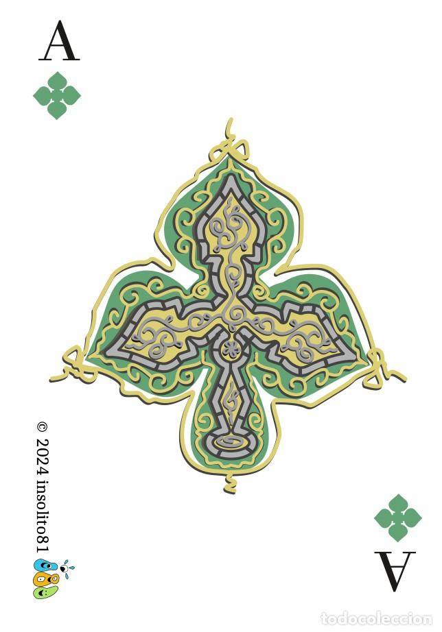 Playing Cards: Baraja de poquer arabescos Fantas&iacute;a Arabesque // Fantasia Arabesque poker card deck