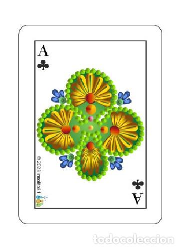 Jeux de cartes: Baraja de poker estilo dibujos indios Rangolis // Rangolees style drawing poker card deck