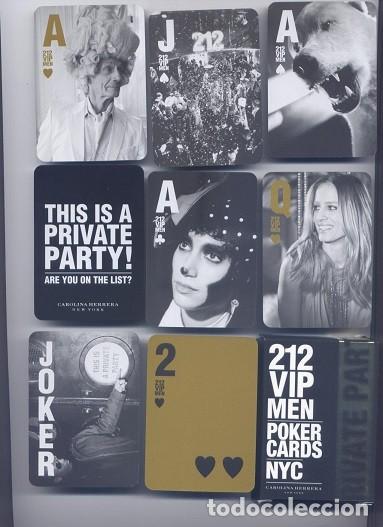 Barajas de cartas: BARAJA DE POKER 212 VIP MEN DE CAROLINA HERRERA