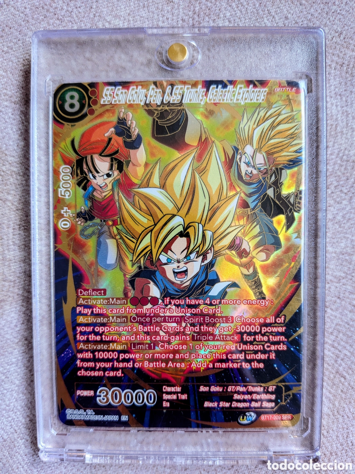 Barajas de cartas: Carta Dragon Ball Super SPR BT17-009