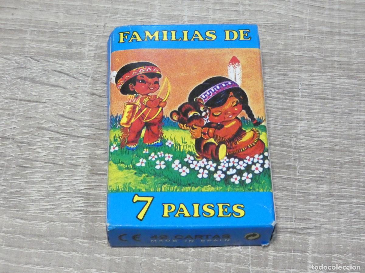Barajas de cartas: ARKANSAS1980 ARKANSAS1980 BARAJA FAMILIAS DE 7 PAISES DE FOURNIER