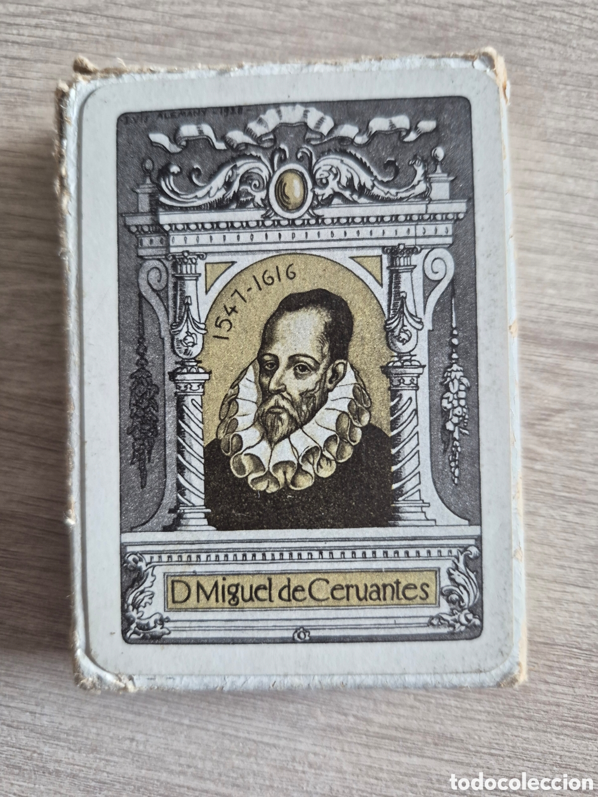 Kartenspiele: Baraja Naipes Cervantes de Hijos de Heraclio Fournier - POKER 18 - Completa - Timbre Dos Pesetas .