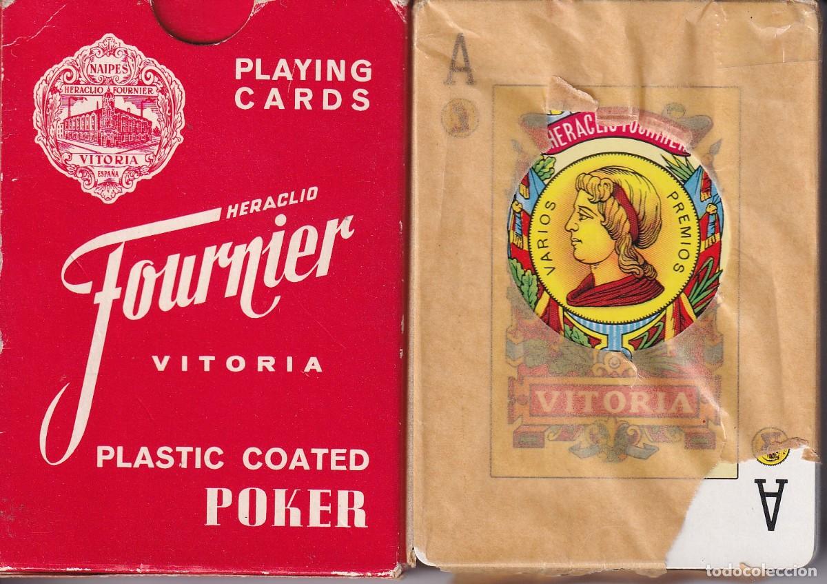 Barajas de cartas: 388B - BARAJA ESPA&Ntilde;OLA COMPLETA DE FOURNIER DEL A&Ntilde;O 1965 CON 52 NAIPES PUBLICIDAD JORBA CLUB -NUEVA