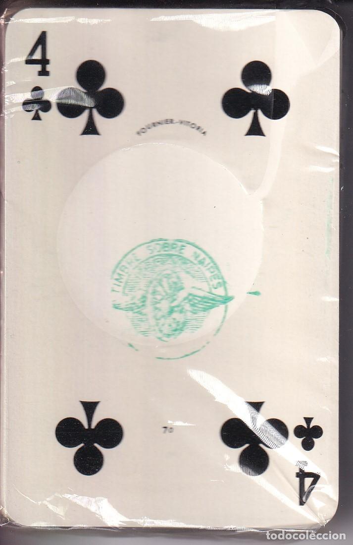 Jeux de cartes: 420M - BARAJA DE POKER COMPLETA DE FOURNIER DEL A&Ntilde;O 1964 CON 52 NAIPES CON PINTURAS DETRAS -NUEVA