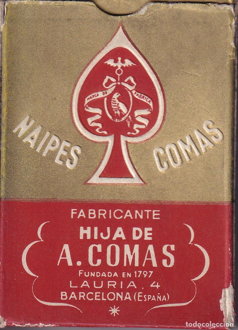 Jeux de cartes: 1107- BARAJA COMPLETA DE POKER EL CIERVO DEL A&Ntilde;O 1938 DE HIJA DE ANTONIO COMAS DE 54 NAIPES (USADA