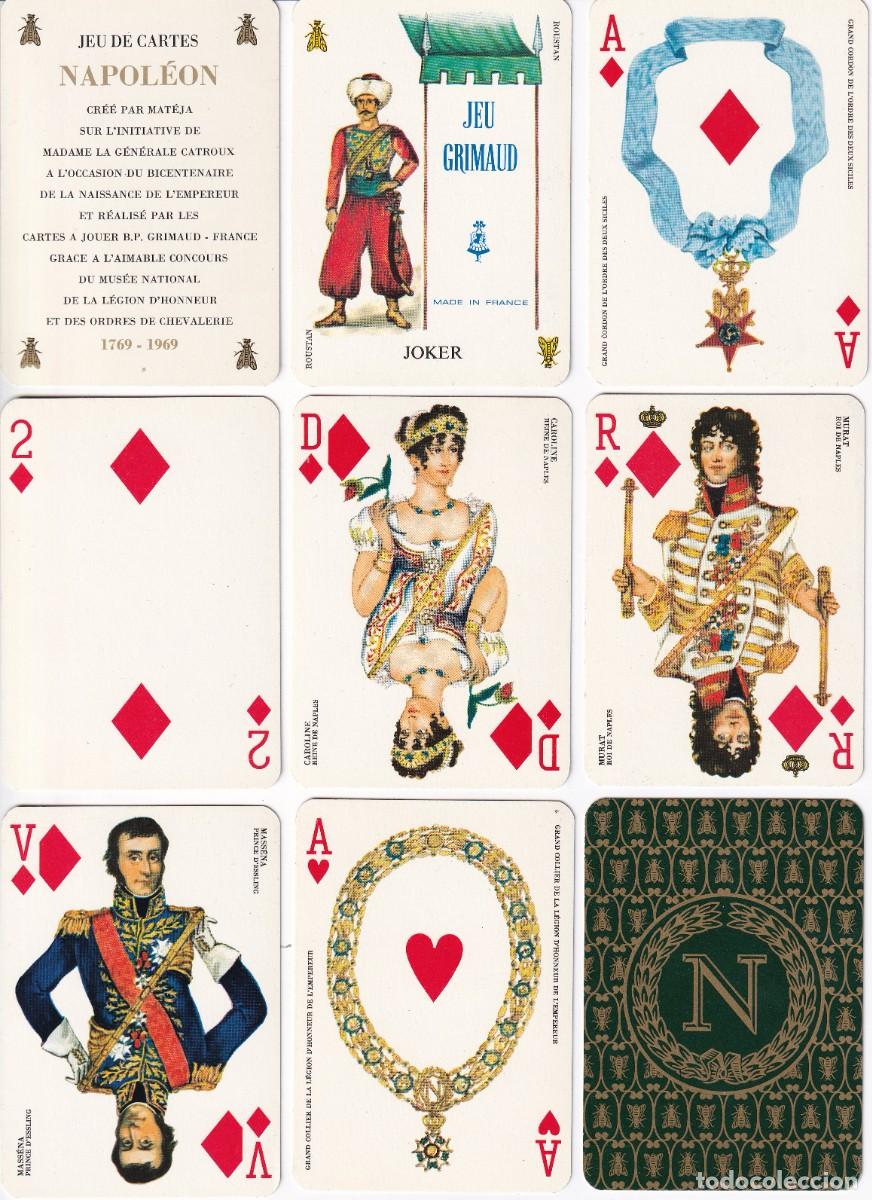Jeux de cartes: BARAJA COMPLETA DE POKER DE FRANCIA DE NAPOLEON DEL A&Ntilde;O 1969 CON 54 NAIPES (NUEVA)