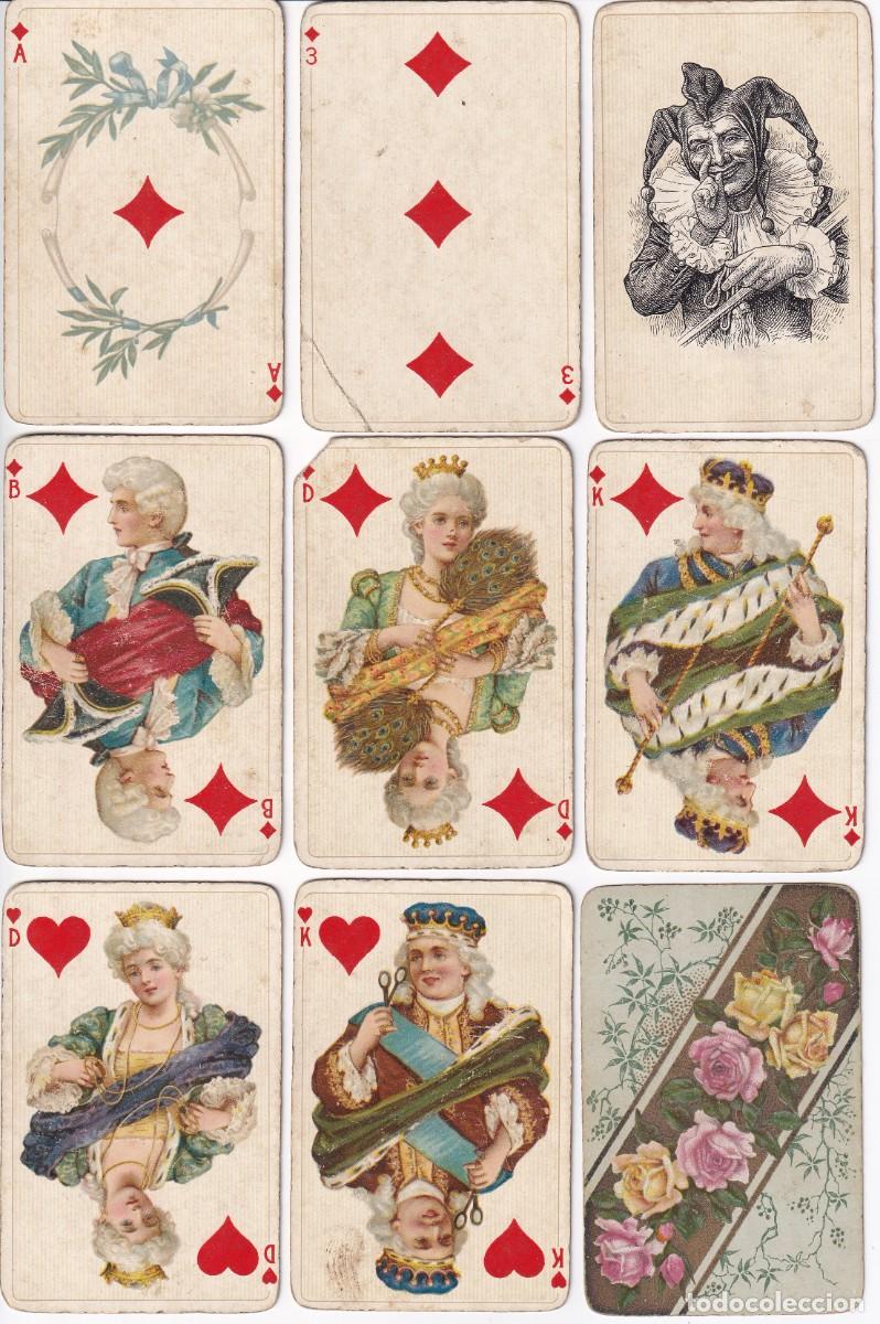 Jeux de cartes: BARAJA INCOMPLETA DE POKER DE ALEMANIA DE B. DONDORF CON SELLO DE ITALIA A&Ntilde;O 1923 (FALTA 9 DE PICAS)