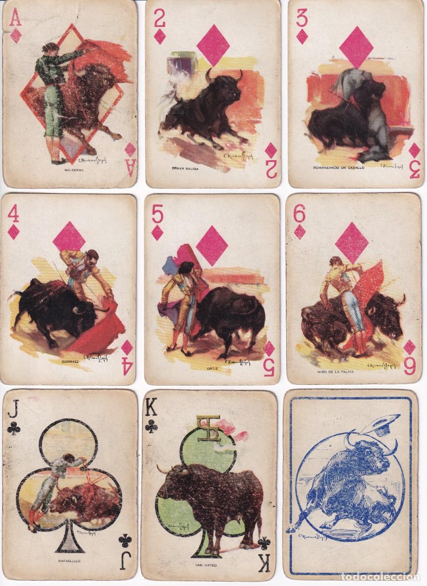Barajas de cartas: BARAJA COMPLETA DE POKER DE MEXICO DE TOROS DIBUJOS DE RUANO LLOPIS CON 52 NAIPES (ED. GUERRERO)