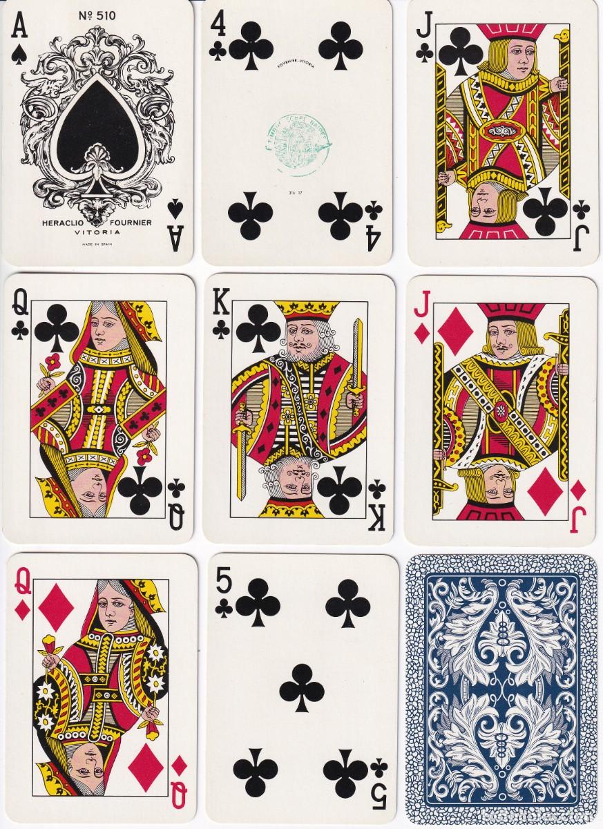 Barajas de cartas: 444A - BARAJA COMPLETA DE POKER N&ordm;510 DE CHICA DE VALENCIA DEL A&Ntilde;O 1964 DE FOURNIER (NUEVA)