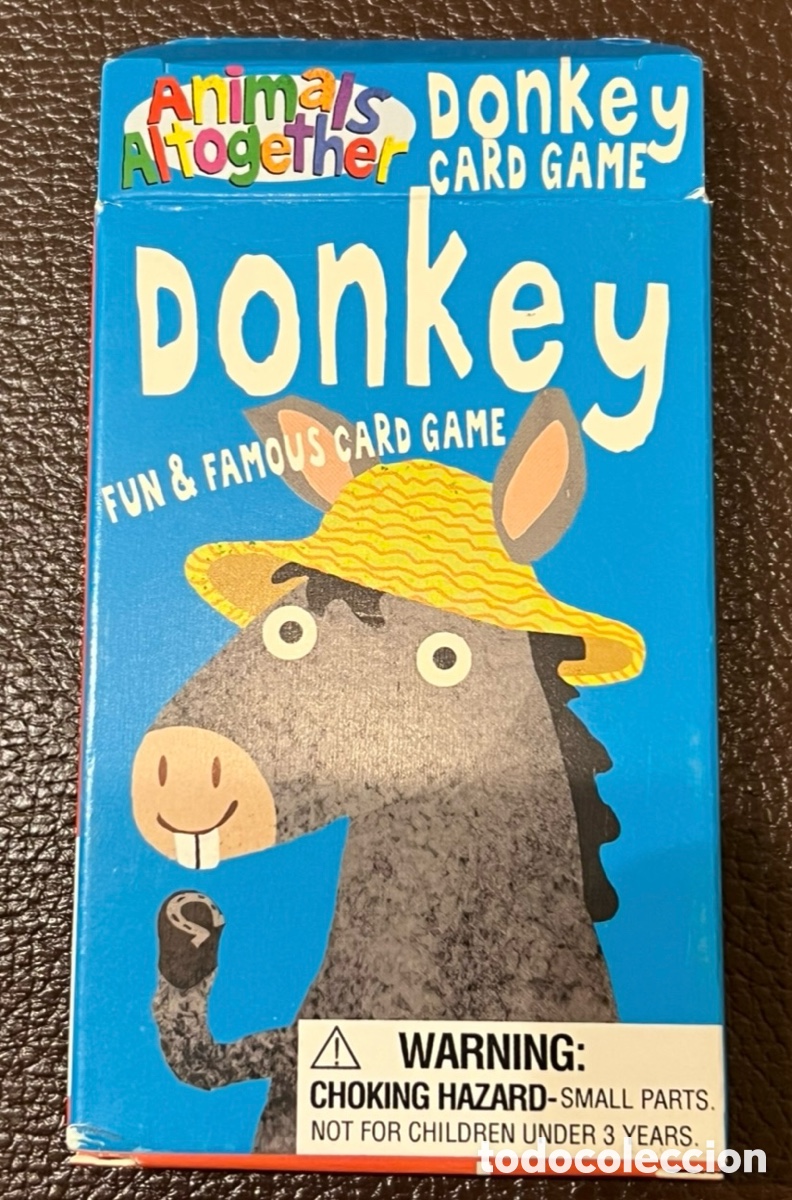 Barajas de cartas: Baraja Infantil. DONKEY Cards Game. House of Marbles.