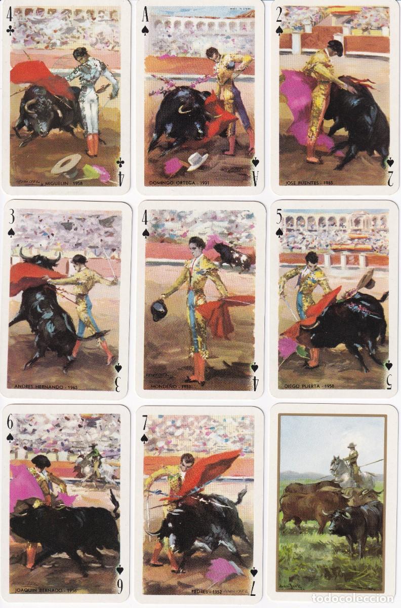 Barajas de cartas: 574B - BARAJA COMPLETA DE POKER TAURINA DEL A&Ntilde;O 1964 DE FOURNIER (NUEVA)