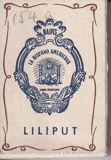 Barajas de cartas: 154A - MINI BARAJA COMPLETA ESPA&Ntilde;OLA LILIPUT EXTRA DEL A&Ntilde;O 1945 DE JON ROURA (NUEVA)