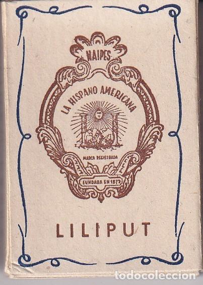 Barajas de cartas: 154A - MINI BARAJA COMPLETA ESPA&Ntilde;OLA LILIPUT EXTRA DEL A&Ntilde;O 1945 DE JON ROURA (NUEVA)