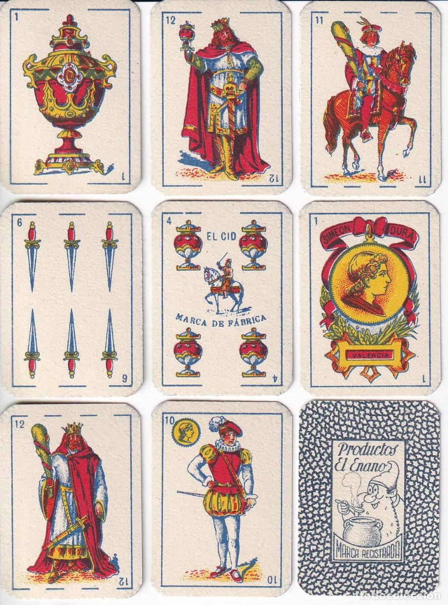 Barajas de cartas: 350A - MINI BARAJA COMPLETA ESPA&Ntilde;OLA EL CID DE PRODUCTOS EL ENANO A&Ntilde;O 1932 HIJA DE ANTONIO COMAS