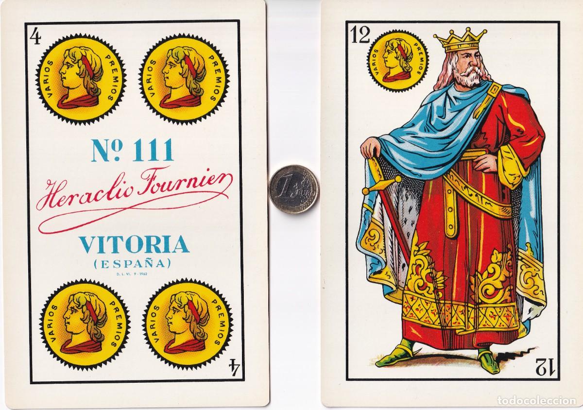 Barajas de cartas: BARAJA ESPA&Ntilde;OLA N&ordm;111 GIGANTE CON 40 CARTAS DE HERACLIO FOURNIER