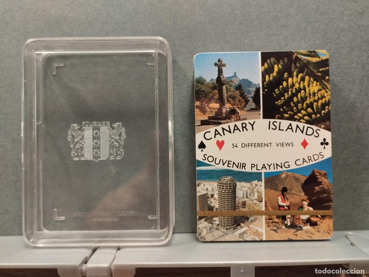 Barajas de cartas: BARAJA FRANCESA PUBLICITARIA. CANARIAS 54 VISTAS DISTINTAS. PRECINTADA EN SU CAJA.
