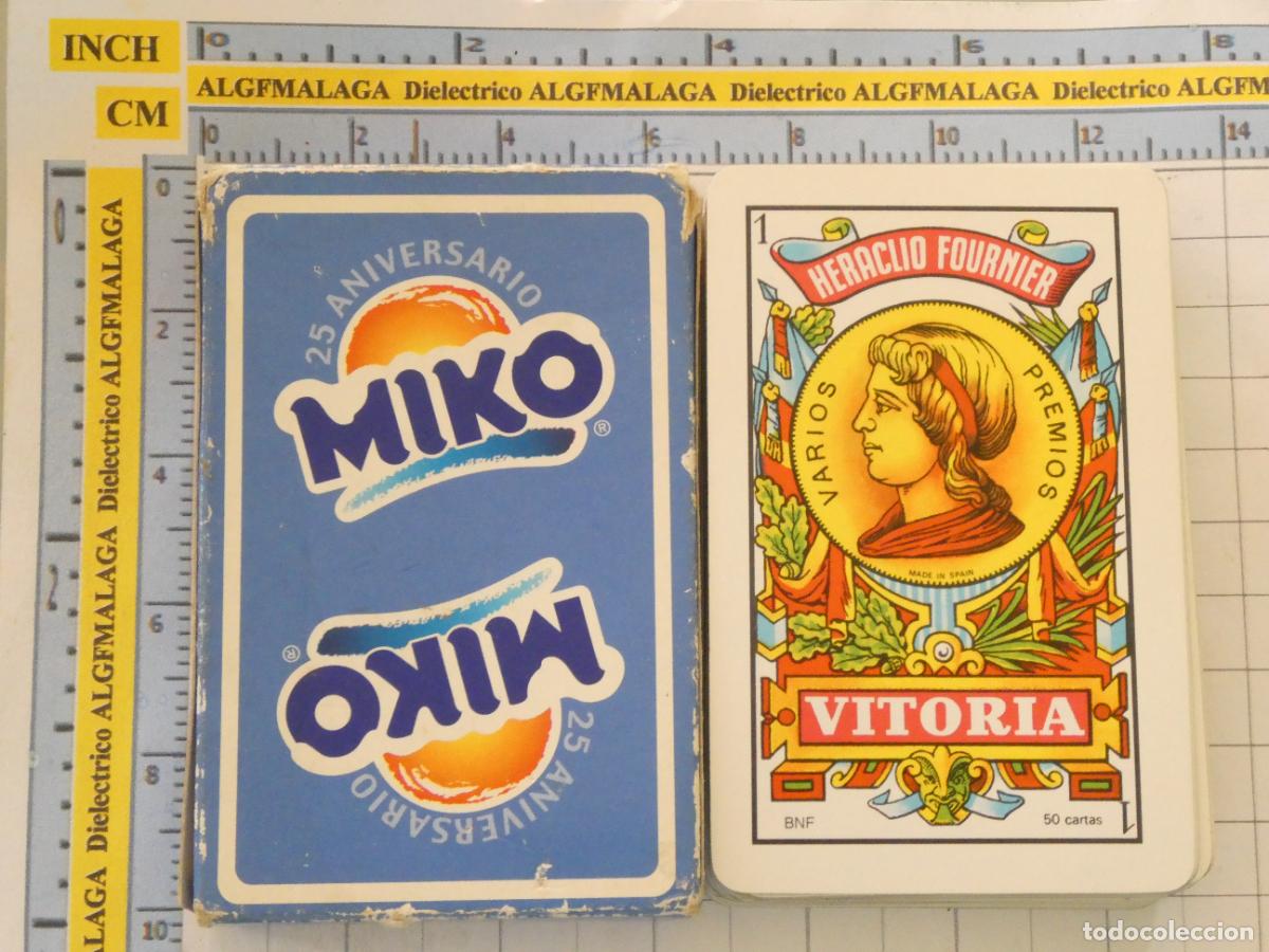 Barajas de cartas: BARAJA DE CARTAS ESPA&Ntilde;OLA. FOURNIER. MIKO HELADOS 25 ANIVERSARIO PRECINTADA. 100GR