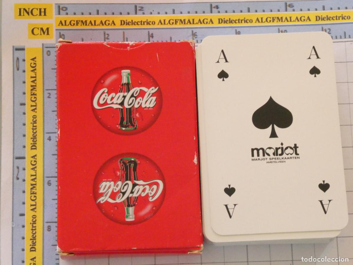 Barajas de cartas: BARAJA DE CARTAS DE P&Oacute;KER. BEBIDAS. COCA COLA COCACOLA HOLANDA. MARIOT. 100GR