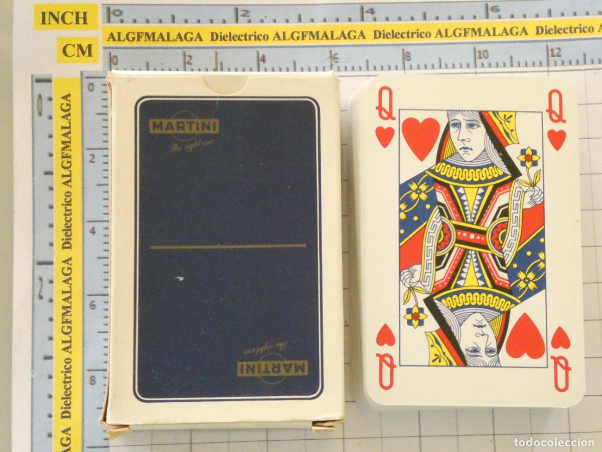 Barajas de cartas: BARAJA DE CARTAS DE P&Oacute;KER. BEBIDAS. MARTINI THE RIGHT ONE. 90GR