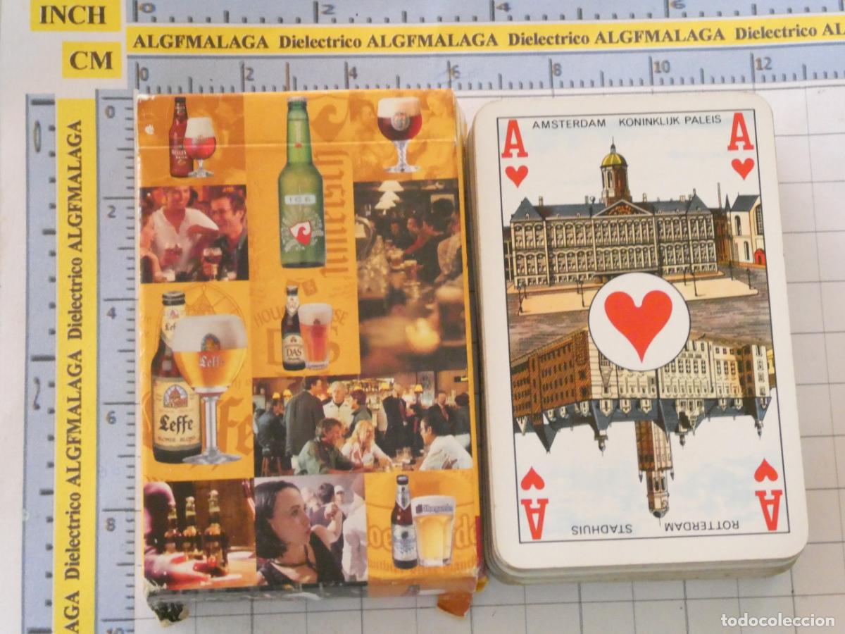 Barajas de cartas: BARAJA DE CARTAS DE P&Oacute;KER. BEBIDAS. CERVEZA DIEBELS LEFFE DAS HOEGARDEN. 90GR