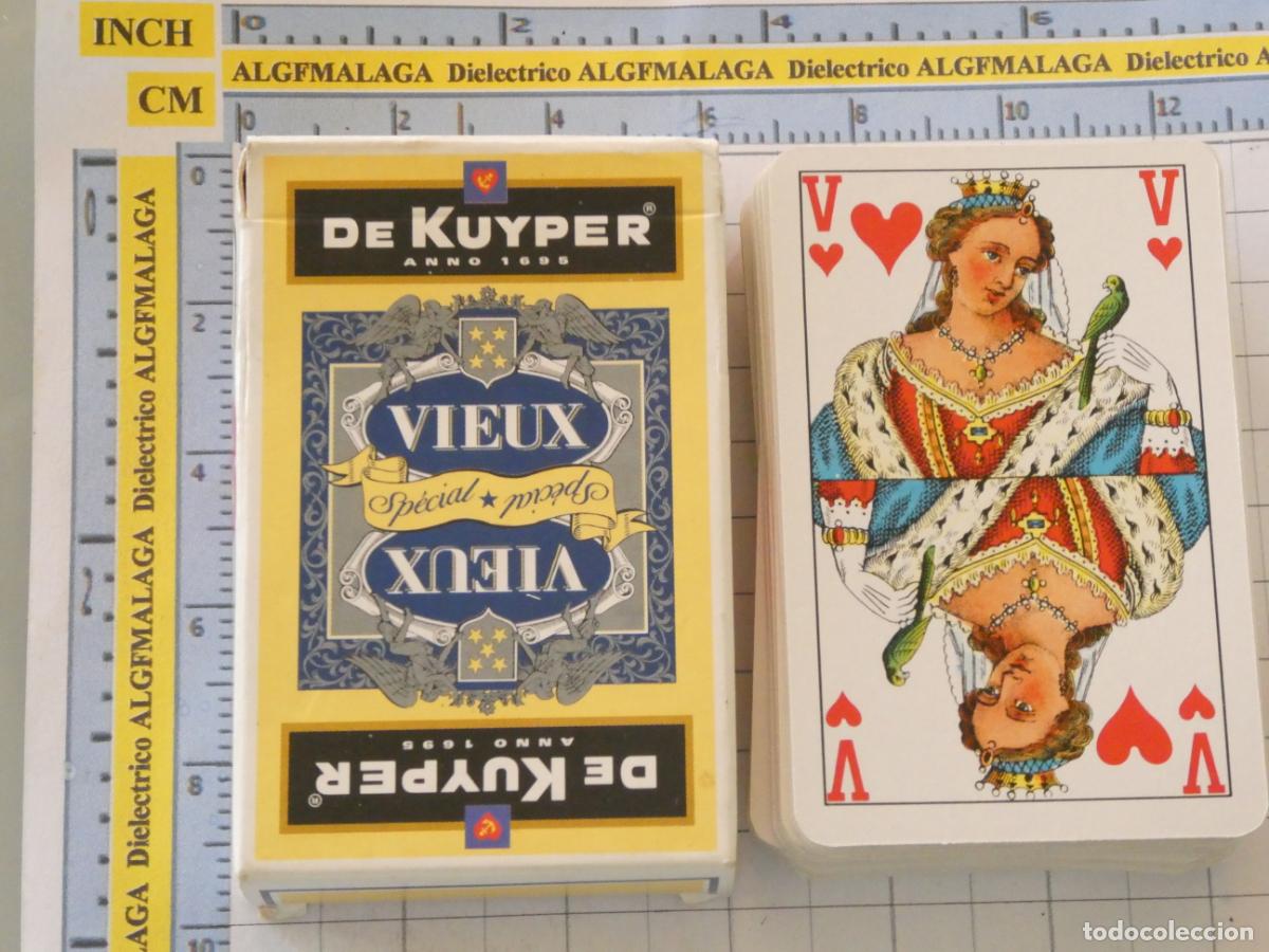 Barajas de cartas: BARAJA DE CARTAS DE P&Oacute;KER. BEBIDAS. LICORES PARA COCKTAIL DE KUYPER 1695 VIEUX. 80GR