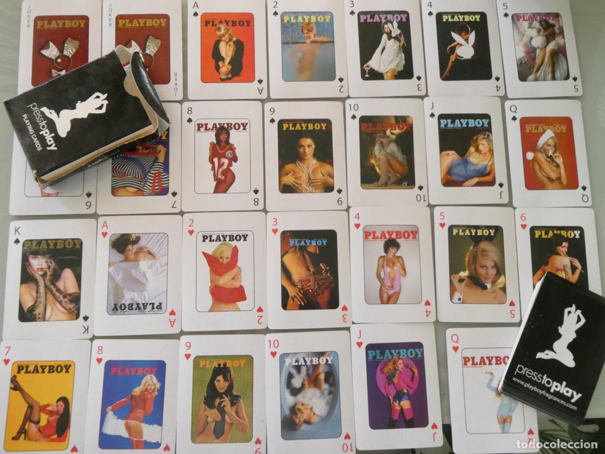 Barajas de cartas: BARAJA DE CARTAS DE P&Oacute;KER. REVISTA PLAYBOY. MUJERES ER&Oacute;TICA MODELOS PORTADAS. 100GR