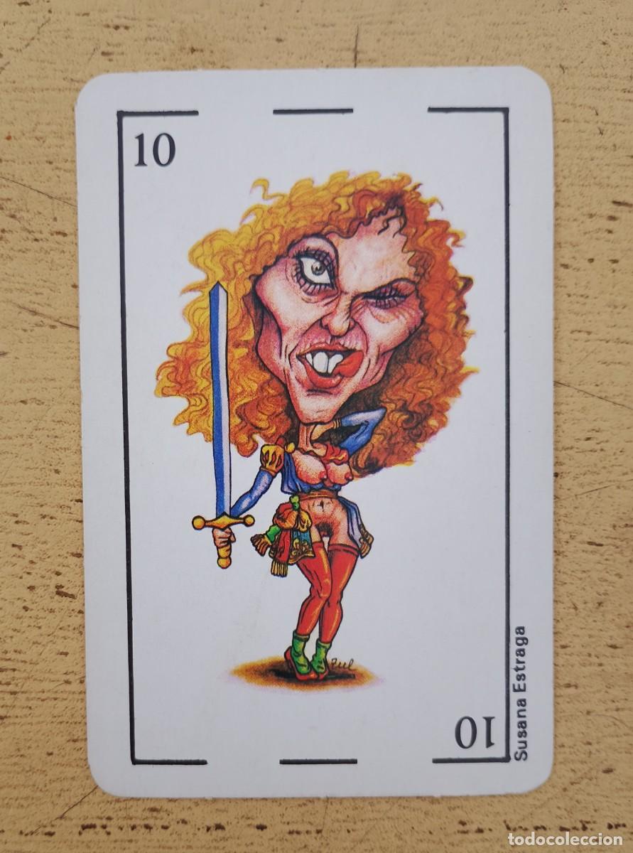 Barajas de cartas: Susana Estrada, Naipe Baraja Hispania, Revista El Jueves