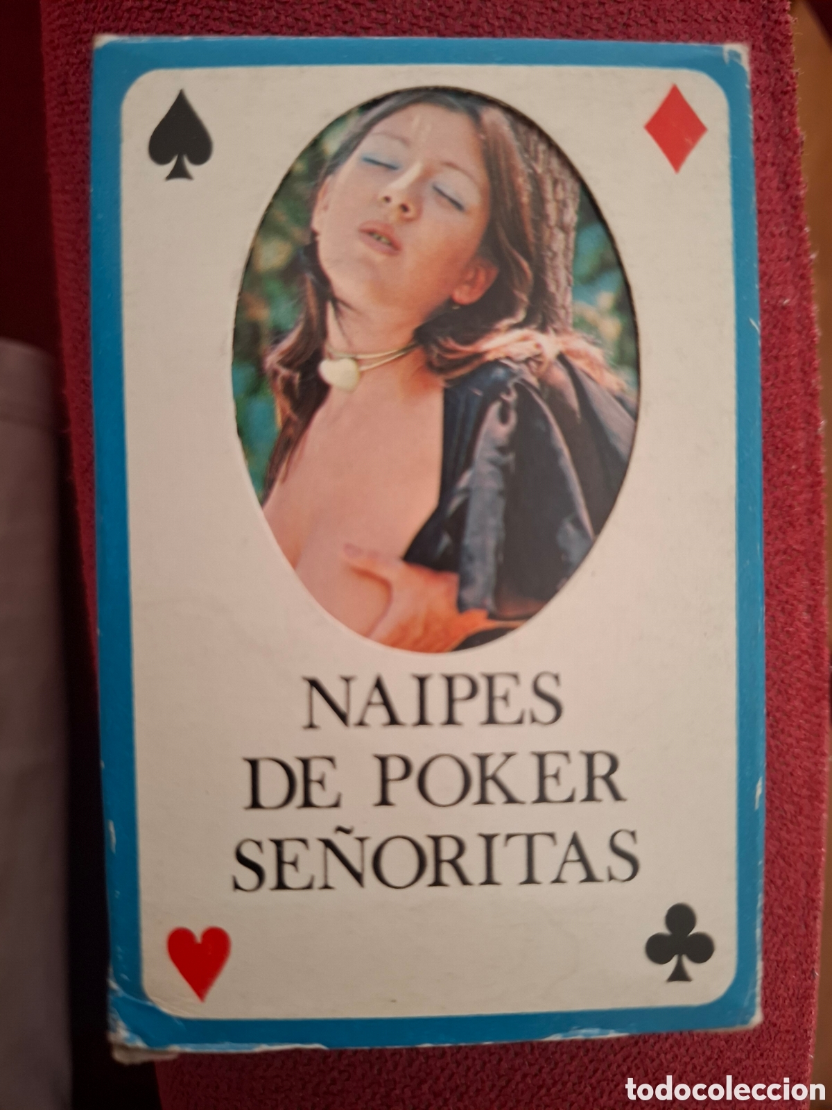 Barajas de cartas: 5 BARAJAS DE CARTAS NAIPES DE POKER EROTICAS A&Ntilde;OS 70 NUEVAS SIN JUGAR