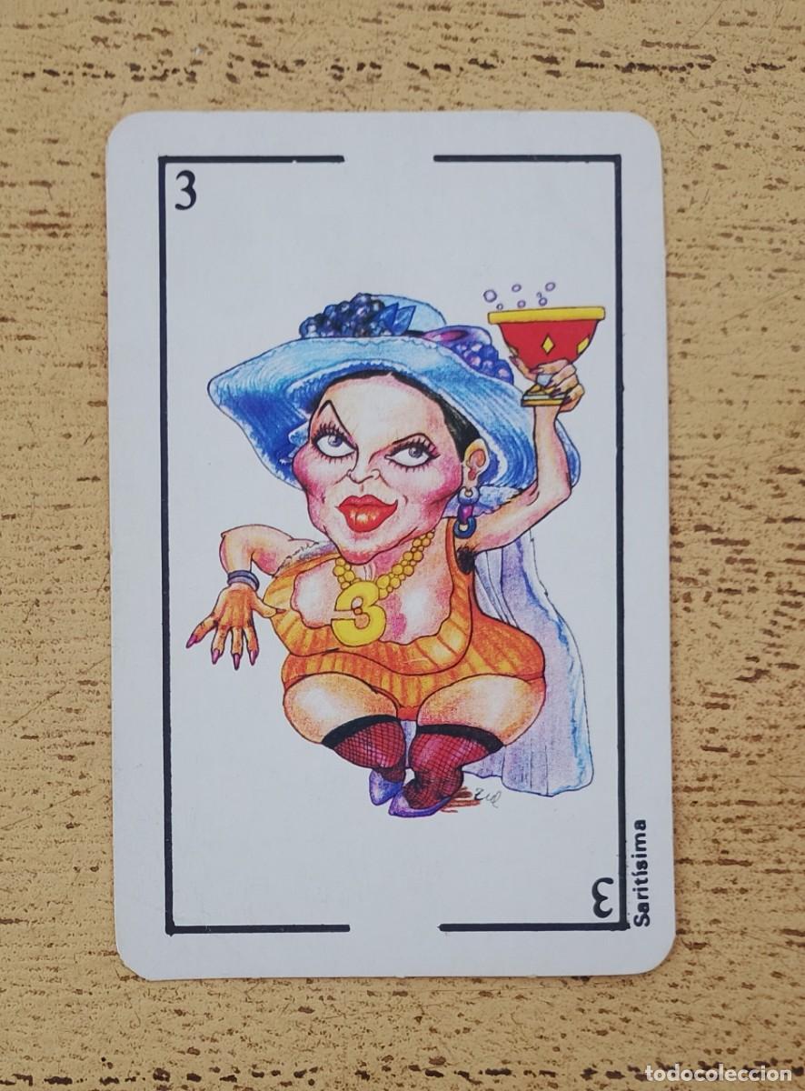Barajas de cartas: Sara Montiel, Naipe Baraja Hispania, Revista El Jueves
