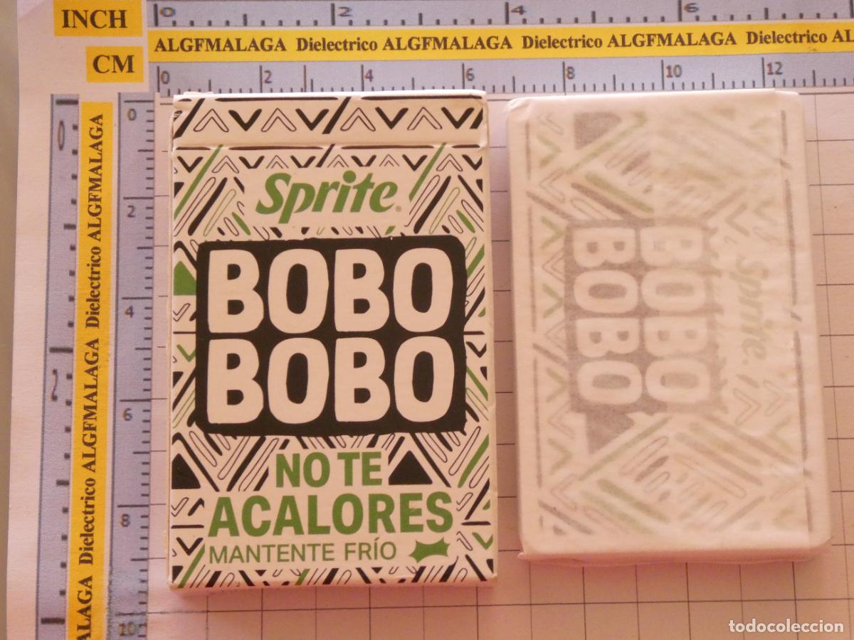Barajas de cartas: BARAJA DE CARTAS INFANTIL. BEBIDAS SPRITE BOBO BOBO NO TE ACALORES. CARTA MUNDI. PRECINTADA 60GR