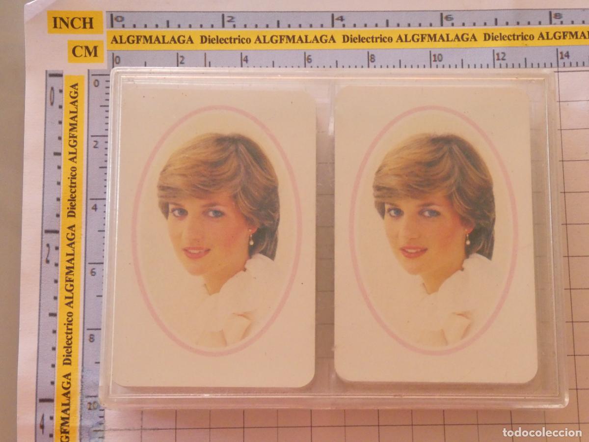 Barajas de cartas: 2 BARAJAS DE CARTAS P&Oacute;KER. LADY DI Y PR&Iacute;NCIPE CARLOS. REYES REINO UNIDO. FX SCHMID ALEMANIA 220GR