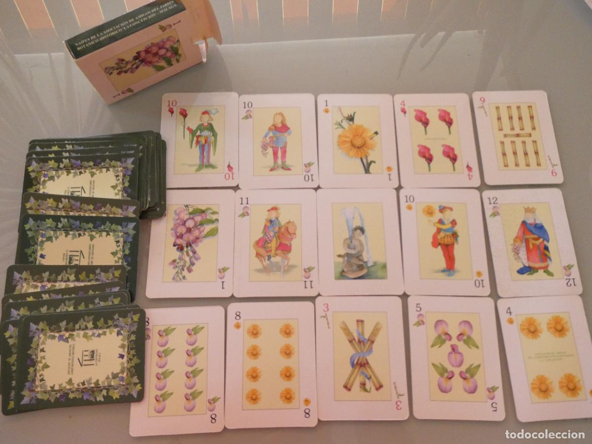 Barajas de cartas: BARAJA DE CARTAS ESPA&Ntilde;OLA. JARD&Iacute;N HIST&Oacute;RICO BOT&Aacute;NICO LA CONCEPCI&Oacute;N M&Aacute;LAGA. CURIOSOS NAIPES. 100GR
