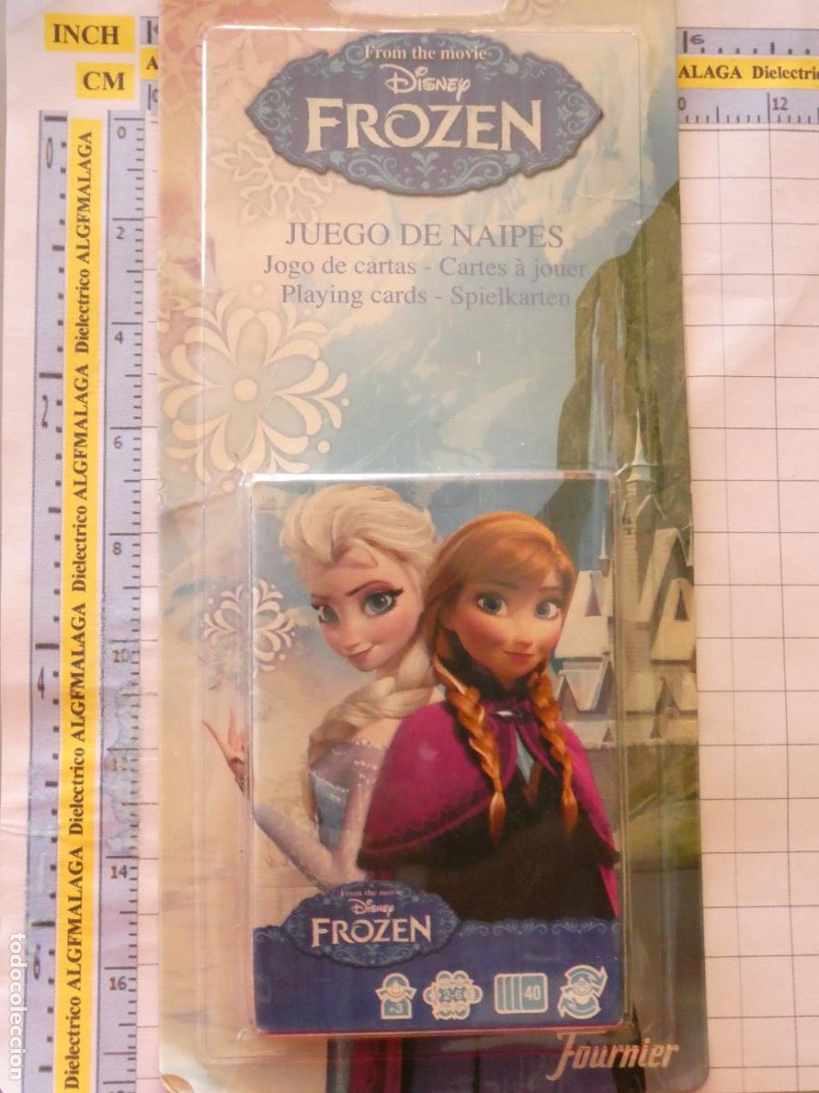 Barajas de cartas: BARAJA DE CARTAS INFANTIL. FOURNIER. PEL&Iacute;CULA DIBUJOS ANIMADOS FROZEN DISNEY. 100GR