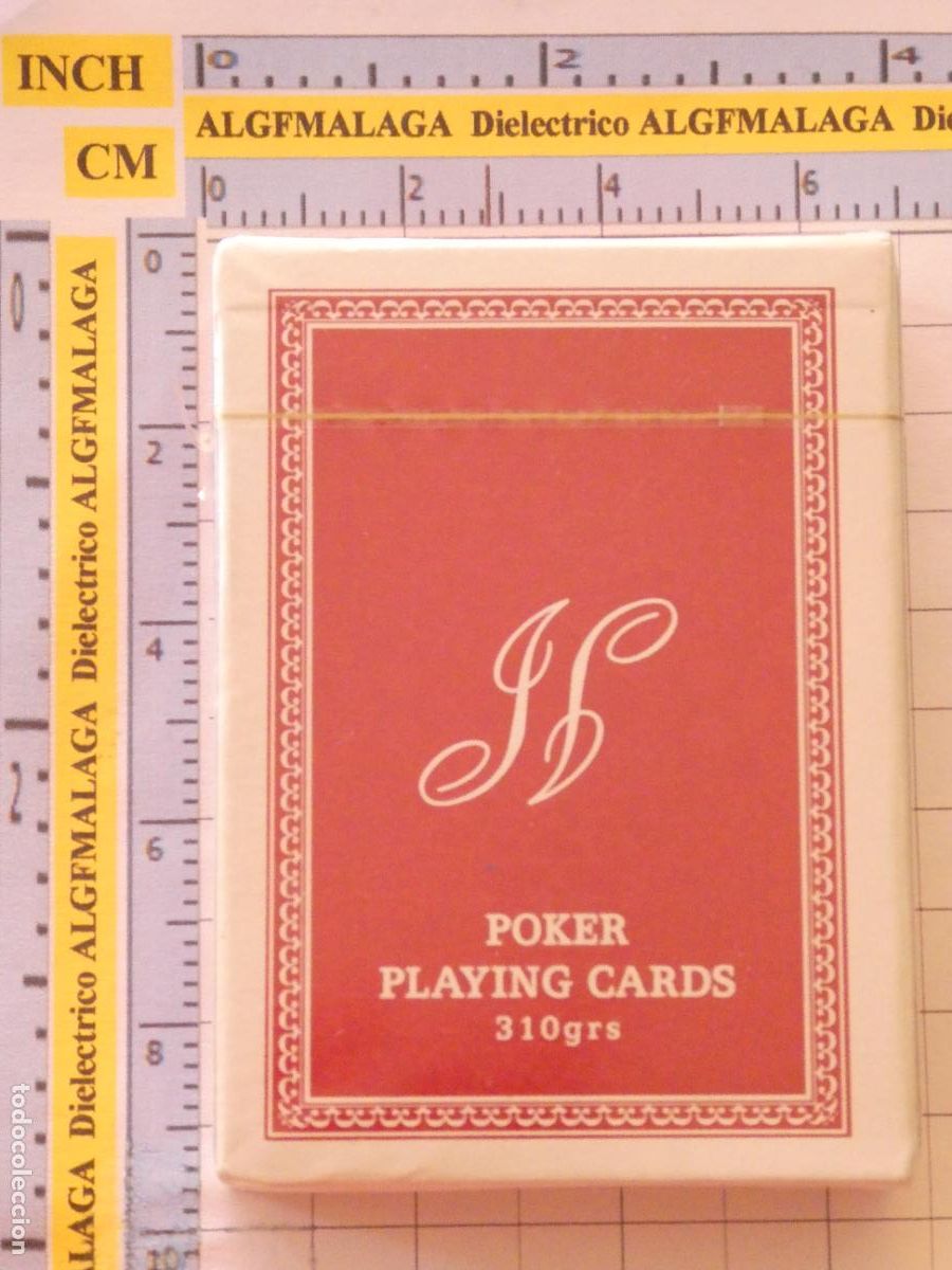 Barajas de cartas: BARAJA DE CARTAS DE P&Oacute;KER. JJ PLAYING CARDS. PRECINTADA. 100GR