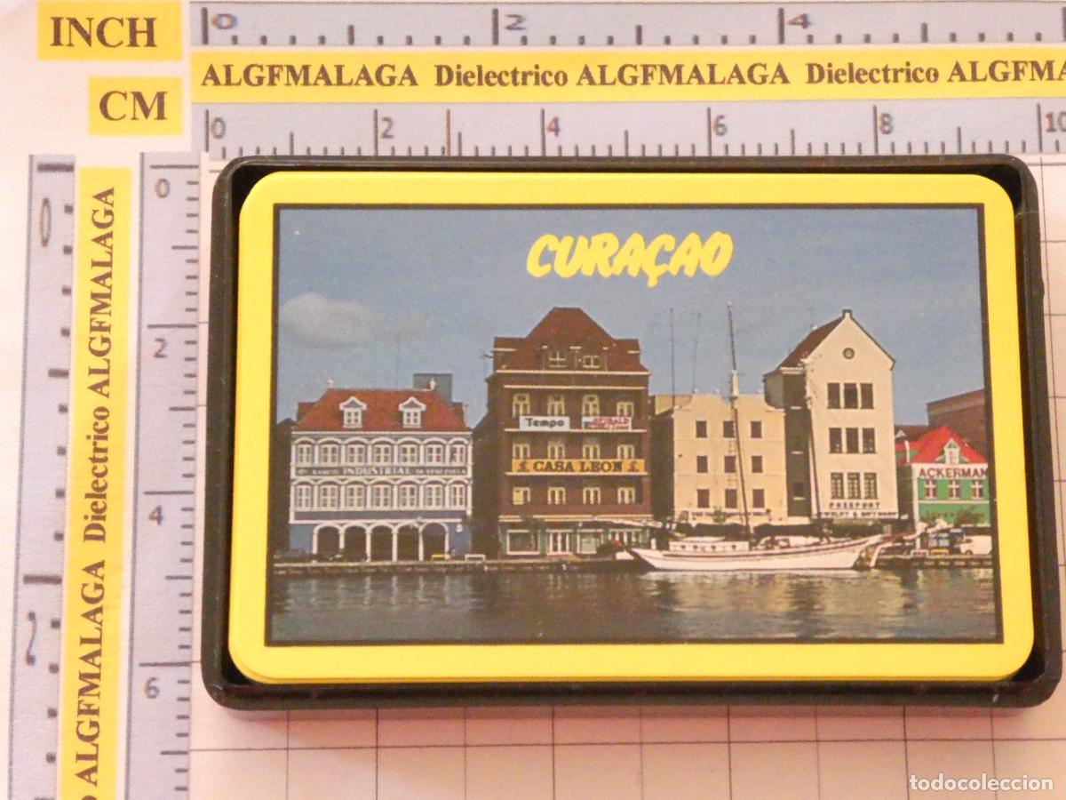Barajas de cartas: BARAJA DE CARTAS DE P&Oacute;KER. TURISMO RECUERDO SOUVENIR CURA&Ccedil;AO ISLAS CARIBE. 100GR