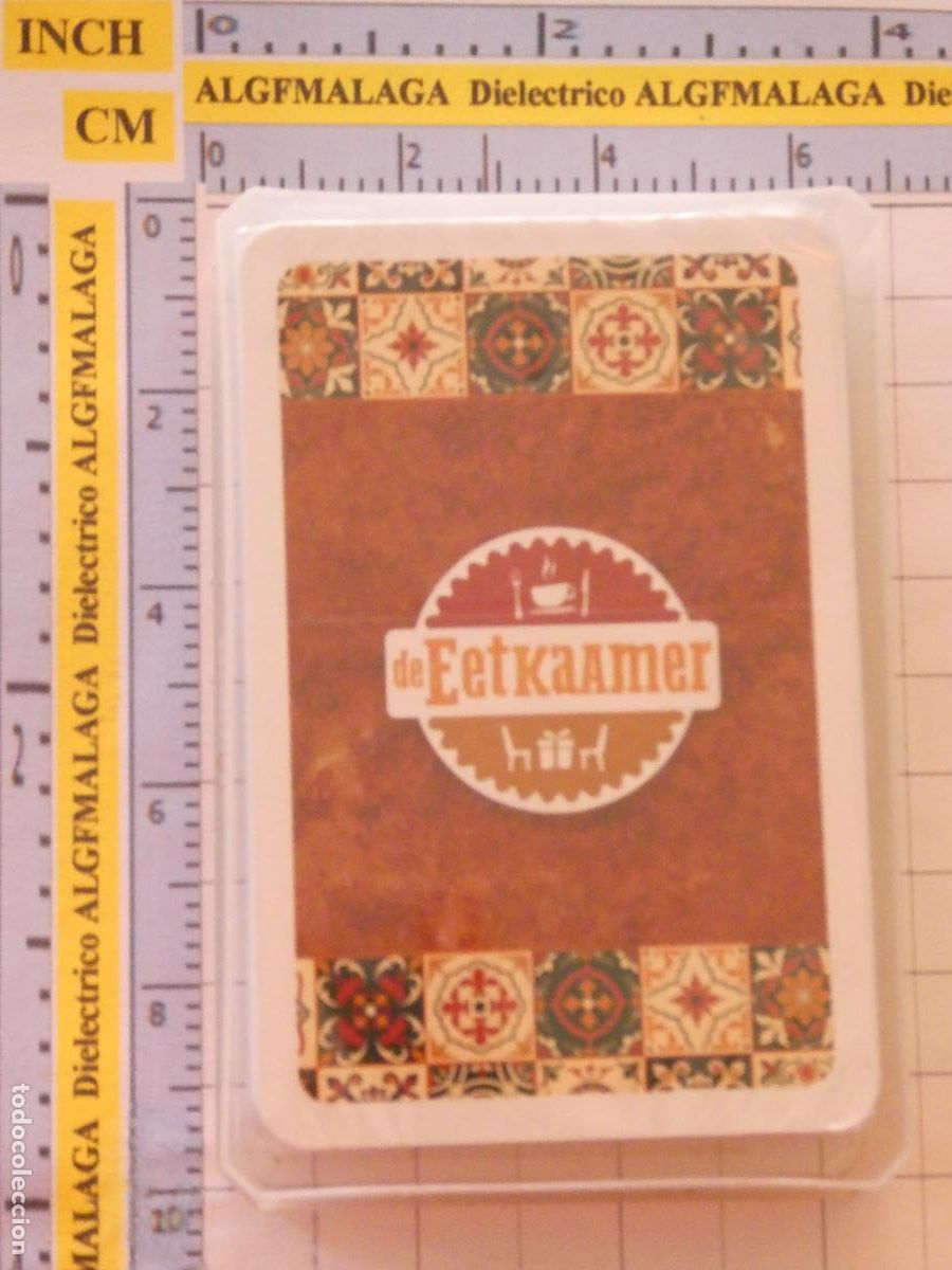 Barajas de cartas: BARAJA DE CARTAS DE P&Oacute;KER BRIDGE. RESTAURANTE DE EETKAAMER HOLANDA. PRECINTADA. 100GR