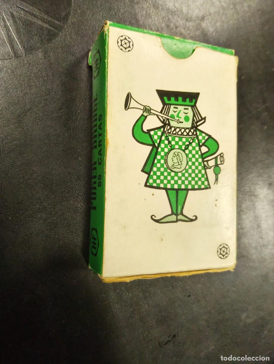 Barajas de cartas: BARAJA DE CARTAS / NAIPES DE POKER / BRIDGE HERACLIO FOURNIER - PUBLICIDAD TONICA FINLEY - NUEVA